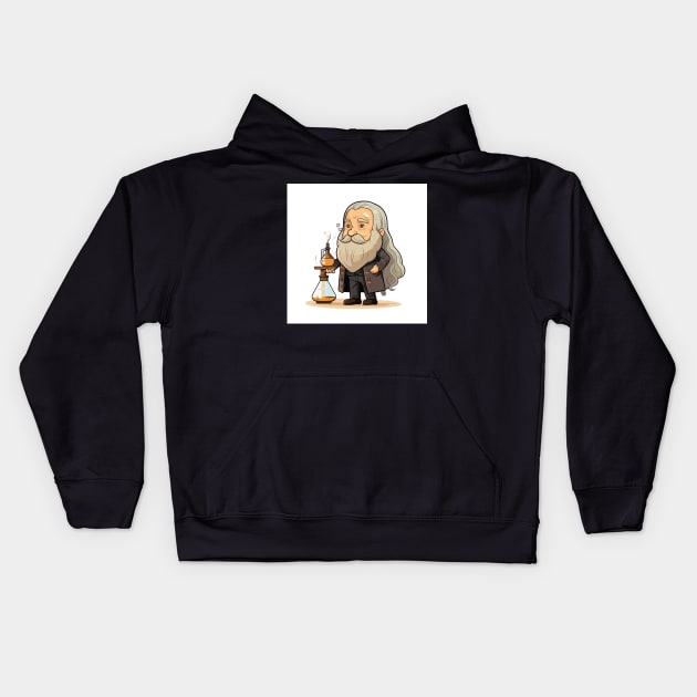 Dmitri Mendeleev Kids Hoodie by ComicsFactory